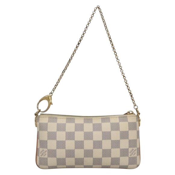 LOUIS VUITTON Damier Azur Pochette Mira MM Accessory Pouch LV Auth - Picture 3 of 16